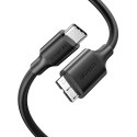 Kabel przewod USB-C - micro USB-B SuperSpeed 3.0 1m czarny