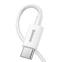 Kabel przewód do iPhone USB Typ C - Lightning Power Delivery 20W 1m biały