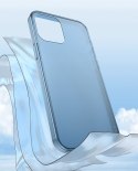 Sztywne etui z elastyczną ramką do iPhone 12 Pro Max Frosted Glass Case biały