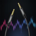 Kabel przewód audio 2x mini jack 3.5mm 2m czarny