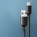 Kabel przewód przejściówka USB - USB-C Quick Charge 3.0 3A 0.25m czarny