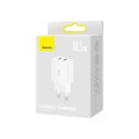 Mała ładowarka sieciowa Compact 2x USB 10.5W biały