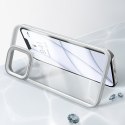 Pancerne odporne etui do iPhone 13 z żelową ramką szary