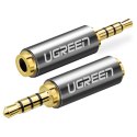 Przejściówka wtyczka Adapter audio jack 2.5mm męski do jack 3.5mm żeński czarny