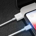 Przewód kabel USB - USB-C 3A 1m biały