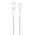 Kabel przewód do iPhone do szybkiego ładowania USB-C - Lightning PD 20W 1m biały