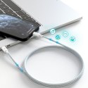 Kabel przewód do iPhone do szybkiego ładowania USB-C - Lightning PD 20W 1m biały