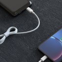 Kabel przewód do iPhone do szybkiego ładowania USB-C - Lightning PD 20W 1m biały