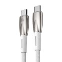 Kabel przewód do szybkiego ładowania Glimmer Series USB-C 480Mb/s PD 100W 2m biały