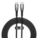 Kabel przewód do szybkiego ładowania Glimmer Series USB-C 480Mb/s PD 100W 2m czarny