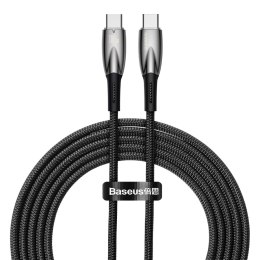 Kabel przewód do szybkiego ładowania Glimmer Series USB-C 480Mb/s PD 100W 2m czarny