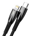 Kabel przewód do szybkiego ładowania iPhone USB-C - Lightning 480Mb/s PD 20W 2m czarny