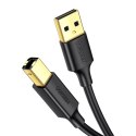 Długi kabel przewód do drukarki USB-A - USB-B 480Mb/s 5m czarny