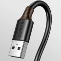 Elastyczny giętki kabel przewód USB 2.0 480Mb/s 25cm czarny