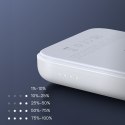 Mini Power Bank 10000mAh magnetyczny z ładowarką QC PD USB USB-C biały