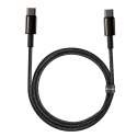 Kabel przewód USB-C szybkie ładowanie Power Delivery PD QC 100W 5A 1m czarny