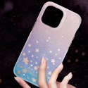 Etui pokrowiec w gwiazdki iPhone 14 Pro Max Heart Star Series ZODIAC