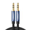 Kabel audio AUX wtyczka prosta minijack 3.5 mm 5m niebieski