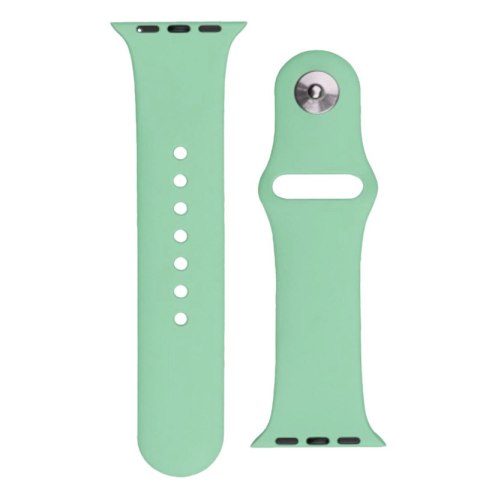 Silikonowy pasek do zegarka Apple Watch Ultra 2-9/SE 42/44/45/49mm Silicone Strap APS jasnozielony