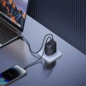 Ładowarka sieciowa GaN Cube Pro 65W 2x USB-C USB-A czarna