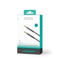 Kabel przewód Audio Stereo AUX 3.5mm mini jack 1.2m czarny