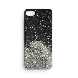 Błyszczące etui pokrowiec z brokatem Samsung Galaxy A72 4G Star Glitter czarny