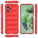 Etui elastyczny pokrowiec do Xiaomi Redmi Note 12 5G / Poco X5 5G Magic Shield Case czerwony