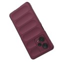 Etui elastyczny pokrowiec do Xiaomi Redmi Note 12 Pro+ Magic Shield Case burgund