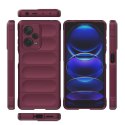 Etui elastyczny pokrowiec do Xiaomi Redmi Note 12 Pro+ Magic Shield Case burgund