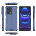 Etui pancerny hybrydowy pokrowiec do Xiaomi Redmi Note 12 Pro+ Honeycomb niebieski