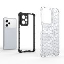 Etui pancerny hybrydowy pokrowiec do Xiaomi Redmi Note 12 Pro / Poco X5 Pro 5G Honeycomb czarny