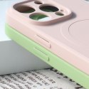 Silikonowe etui z MagSafe do iPhone 15 Pro Max Silicone Case różowe