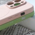 Silikonowe etui z MagSafe do iPhone 15 Pro Silicone Case różowe