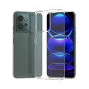 Etui silikonowe pokrowies do Xiaomi Redmi 12 Ultra Clear przezroczyste