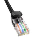 Kabel przewód sieciowy Ethernet Cat 5 RJ-45 1000Mb/s skrętka 8m czarny