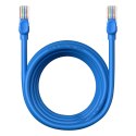 Kabel przewód sieciowy Ethernet Cat 6 RJ-45 1000Mb/s skrętka 5m niebieski