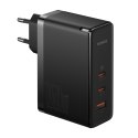 Ładowarka sieciowa PRO 160W GaN GaN5 2x USB-C / USB-A + kabel USB-C czarny