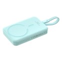 Mini Powerbank MagSafe 10000mAh 30W z kablem USB-C 0.3m niebieski