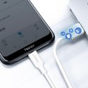 Kabel przewód PVC USB0-A - microUSB 480 Mb/s 2m biały