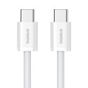 Kabel przewód USB-C 30W PD 480Mb/s Superior Series ll 1m biały