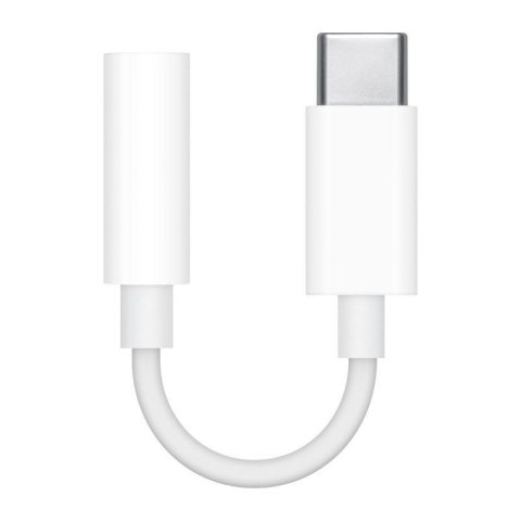 Oryginalny adapter audio Apple USB-C - mini jack 3.5mm biały