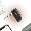 Odbiornik dźwięku audio do samochodu Bluetooth 5.0 AUX mini jack czarny