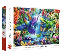 Puzzle 1000 elementów Kolibry w tropikach