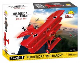 Klocki Fokker Dr.1 Red Baron