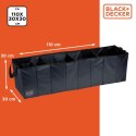 ORGANIZER SCHOWEK 4 KOMORY SKŁADANY 110X30X30cm BLACK + DECKER