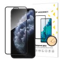 Super wytrzymałe szkło hartowane na cały ekran Apple iPhone 11 Pro / XS / X czarny