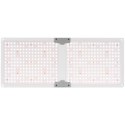 Lampa do uprawy wzrostu roślin pełne spektrum 60 x 24 cm 468 LED 220 W srebrna