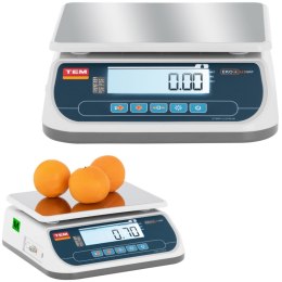 Waga sklepowa handlowa 6 kg / 2 g LCD M LEGALIZACJA