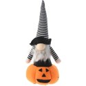 FIGURKA DEKORACYJNA NA DYNI 35CM LED HALLOWEEN POMARAŃCZOWY