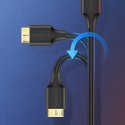 Kabel przewód do dysku USB-A 3.0 - Micro USB-B SuperSpeed 5Gb/s 2m czarny